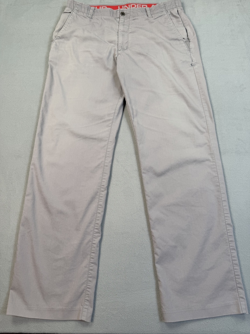 Under Armour Pants Mens 36x33 Gray Stretch Chino Casual Golf Travel Performance